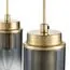LUMION 8101/3A COMFI LN25 325 черный/бронза металл/стекло Подвес Е14 3*40W 220V ISHA, изображение 3