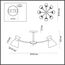 LUMION 4535/8C COMFI LN21 80 матовое золото Люстра потолочная E27 8*60W 220V WILMA, изображение 2