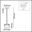 LUMION 8232/1 COMFI LN25 193 черный/прозрачный, металл/стекло Подвес LED GX70 1*10W 220V NATALINA, изображение 2