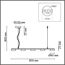 LUMION 8117/5 COMFI LN25 196 черный, металл Подвесной светильник LED GX53 5*7W 220V TORINA, изображение 2