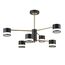 LUMION 8240/6C COMFI LN25 197 черный/латунь, металл/акрил Люстра потолочная LED GX53 6*7W 220V LANIKA, изображение 7