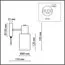 LUMION 8099/1W COMFI LN25 76 никель/белый металл/стекло Бра Е14 1*40W 220V MAVE, изображение 2