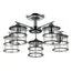 LUMION 3504/5C COUNTY LN18 000 хром Люстра потолочная E27 5*60W 220V ROTONDUM