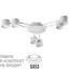 LUMION 8235/6C COMFI LN25 200 белый, металл Люстра потолочная LED GX53 6*12W 220V GARETA