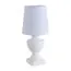 LUMION 8163/1T CLASSI LN25 000 белый, керамика/текстиль Настольная лампа E14 1*40W 220V BIANKA