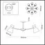 LUMION 4535/8C COMFI LN21 80 матовое золото Люстра потолочная E27 8*60W 220V WILMA, изображение 2