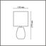 LUMION 8160/1T COUNTY LN25 000 бежевый, керамика/текстиль Настольная лампа E14 1*40W 220V ASELA, изображение 2