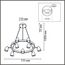 LUMION 8237/9 COMFI LN25 210 черный, металл Светильник подвесной GU10 LED 9*7W 220V ILMINA, изображение 2