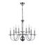 LUMION 8034/10 CLASSI LN25 18 хром, металл/стекло Люстра подвесная Е14 10*40W 220V INCANTO