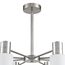 LUMION 8099/8C COMFI LN25 75 никель/белый металл/стекло Люстра потолочная Е14 8*40W 220V MAVE, изображение 4