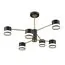 LUMION 8240/6C COMFI LN25 197 черный/латунь, металл/акрил Люстра потолочная LED GX53 6*7W 220V LANIKA, изображение 6