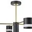 LUMION 8240/8C COMFI LN25 197 черный/латунь, металл/акрил Люстра потолочная LED GX53 8*7W 220V LANIKA, изображение 4