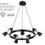 LUMION 8237/9 COMFI LN25 210 черный, металл Светильник подвесной GU10 LED 9*7W 220V ILMINA