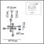 LUMION 8241/8C COMFI LN25 202 белый/хром, металл Люстра потолочная LED GX53 8*7W 220V KARINA, изображение 2