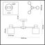 LUMION 5643/3C COMFI LN23  чёрный, бронза Люстра потолочная E27 3*60W 220V ARLIN, изображение 2
