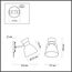 LUMION 4535/1W COMFI LN21 80 матовое золото Бра E27 1*60W 220V WILMA, изображение 2