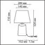 LUMION 8212/1T CLASSI LN25 000 белый жемчужный/белый, керамика/текстиль Настольная лампа Е27 1*60W 220V SINNA, изображение 2
