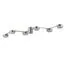 LUMION 8116/6C COMFI LN25 208 никель, металл Люстра потолочная LED GX53 6*7W 220V SANATA