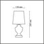 LUMION 8162/1T CLASSI LN25 000 коричневый, керамика/текстиль Настольная лампа E14 1*40W 220V BIANKA, изображение 2