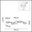 LUMION 8187/4C COMFI LN25 207 черный, металл Люстра потолочная LED GX53 4*7W 220V SANATA, изображение 2