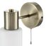 LUMION 8100/1W COMFI LN25 74 бронза/белый металл/стекло Бра Е14 1*40W 220V MAVE, изображение 8
