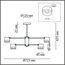 LUMION 8240/8C COMFI LN25 197 черный/латунь, металл/акрил Люстра потолочная LED GX53 8*7W 220V LANIKA, изображение 2