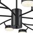 LUMION 8117/18 COMFI LN25 195 черный, металл Люстра LED GX53 18*7W 220V TORINA, изображение 3