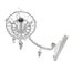 LUMION 8189/1W CLASSI LN25 23 белый металл/хрусталь Бра E14 1*40W 220V SNOW, изображение 3