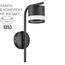 LUMION 8240/1W COMFI LN25 197 черный, металл/акрил бра LED GX53 1*7W 220V LANIKA