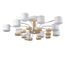 LUMION 8196/10C COMFI LN25 262 белый, металл/дерево/пластик Потолочный светильник LED GX53 10*9W 220V RONDO