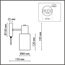 LUMION 8100/1W COMFI LN25 74 бронза/белый металл/стекло Бра Е14 1*40W 220V MAVE, изображение 2