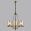 LUMION 6524/4 COUNTY LN23 39 античная латунь Люстра E27 4*60W 220V RIVERLY, изображение 3