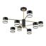 LUMION 8240/8C COMFI LN25 197 черный/латунь, металл/акрил Люстра потолочная LED GX53 8*7W 220V LANIKA, изображение 6