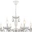 LUMION 8189/8 CLASSI LN25 23 белый, металл/хрусталь Люстра E14 8*40W 220V SNOW, изображение 4