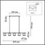 LUMION 8240/5 COMFI LN25 198 черный, металл/акрил Светильник подвесной LED GX53 5*7W 220V LANIKA, изображение 2