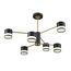 LUMION 8240/6C COMFI LN25 197 черный/латунь, металл/акрил Люстра потолочная LED GX53 6*7W 220V LANIKA, изображение 6