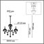 LUMION 8190/5 CLASSI LN25 24 античная бронза, металл/хрусталь Люстра E14 5*40W 220V LINN, изображение 2