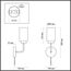 LUMION 5640/1W COMFI LN23 000 чёрный, бронза Бра E14 1*40W 220V DALLIN, изображение 2
