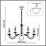 LUMION 8034/16 CLASSI LN25 18 хром, металл/стекло Люстра подвесная Е14 16*40W 220V INCANTO, изображение 2