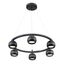 LUMION 8242/6 COMFI LN25 203 черный металл Светильник подвесной LED GX53 6*7W 220V LUAZANA, изображение 5