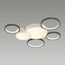 LUMION 5253/99CL LEDIO LN23 245 белый, черный Люстра потолочная диммир. с ДУ LED 100W 6600Лм 220V NORBERT, изображение 4