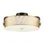 LUMION 6597/40L LEDIO LN25 158 черный, античная латунь/античная латунь металл/металл, стекло Потолочный светильник LED 40W 4000К 220V DRUMY, изображение 7