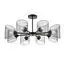 LUMION 8238/8C COUNTY LN25 258 черный металл Люстра потолочная Е27 8*60W 220V TIDINA, изображение 8