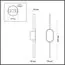 LUMION 5606/13WL LEDIO LN23 354 черный Настенный светильник LED 13W 3000К 690Лм 220V ELADO, изображение 2