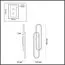 LUMION 5610/37WL LEDIO LN23 355 черный Настенный светильник LED 37W 4000К 1679Лм 220V CLIPE, изображение 2