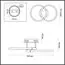 LUMION 6545/61CL LEDIO LN23 000 золотой, черный Люстра потолочная LED 33W 3000-6000K 4051Лм 220V LARA, изображение 2
