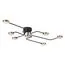 LUMION 6532/99CL LEDIO LN23 220 чёрный, латунь Люстра потолочная LED 100W 3000-6000K 4547Лм 220V FLINT