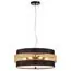 LUMION 6597/40L LEDIO LN25 158 черный, античная латунь/античная латунь металл/металл, стекло Потолочный светильник LED 40W 4000К 220V DRUMY, изображение 3