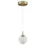 LUMION 8080/1A LEDIO LN25 000  золото/прозрачный металл/акрил Подвесной светильник LED 1*3W 220V TRINO