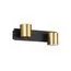 LUMION 6532/11WL LEDIO LN23 217 чёрный, латунь Настенный светильник LED 11W 4000K 390Лм 220V FLINT